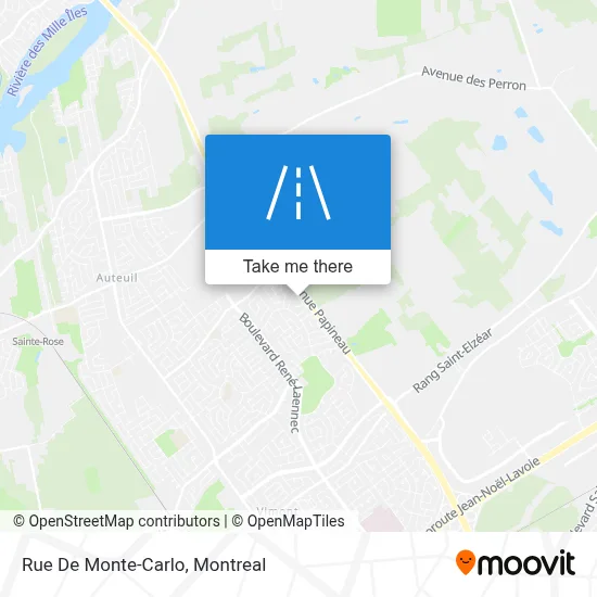 Rue De Monte-Carlo map