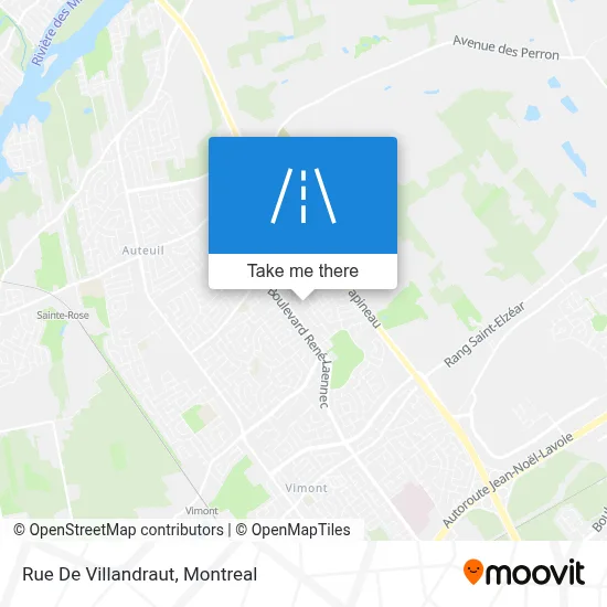 Rue De Villandraut map