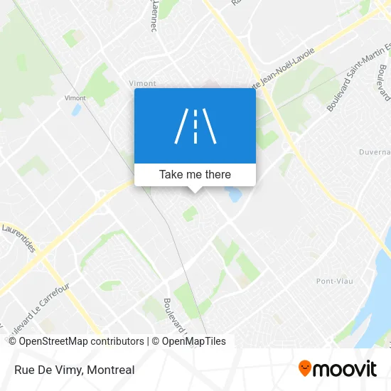 Rue De Vimy map