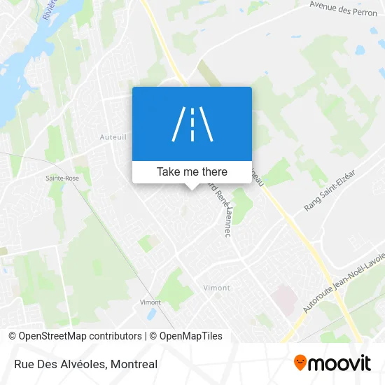 Rue Des Alvéoles map