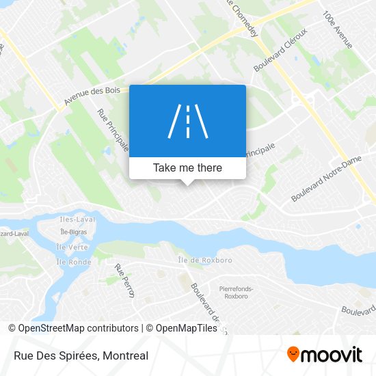 Rue Des Spirées map
