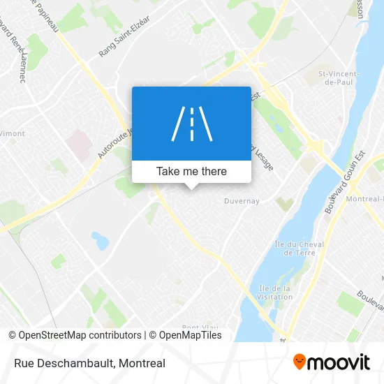 Rue Deschambault map