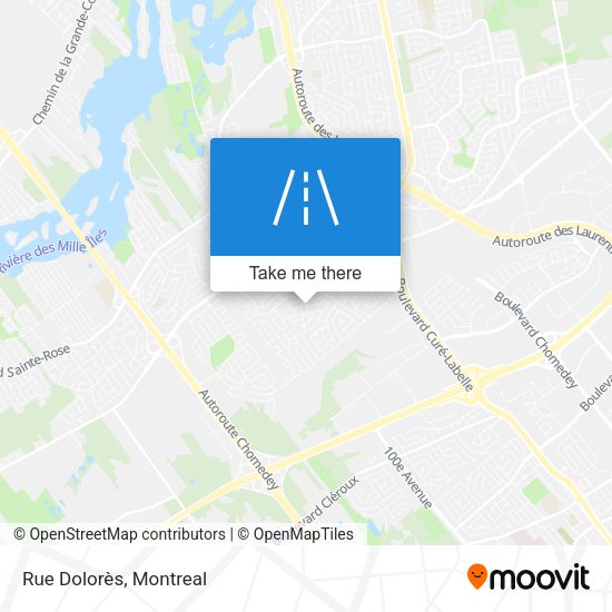 Rue Dolorès map