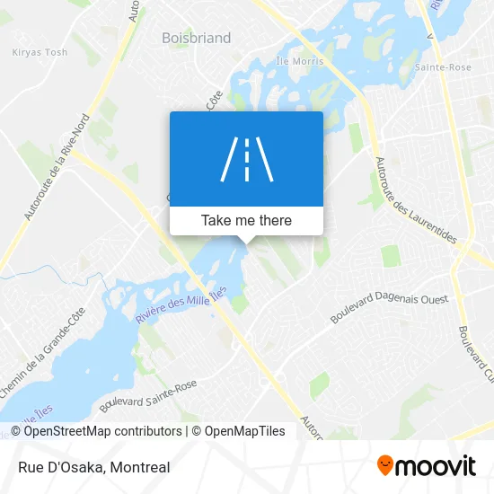 Rue D'Osaka map
