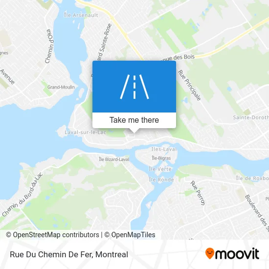 Rue Du Chemin De Fer map