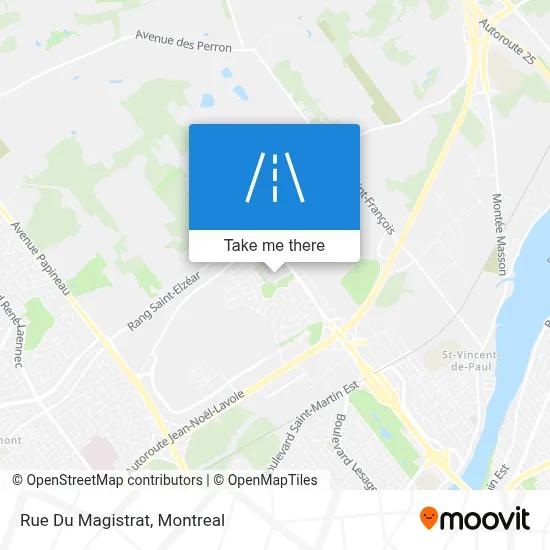 Rue Du Magistrat map
