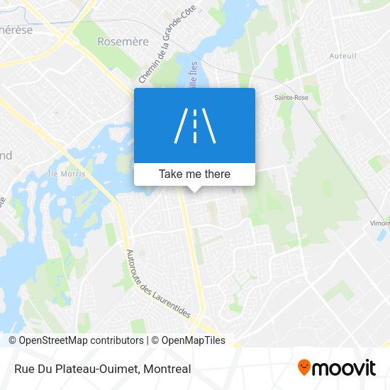 Rue Du Plateau-Ouimet map