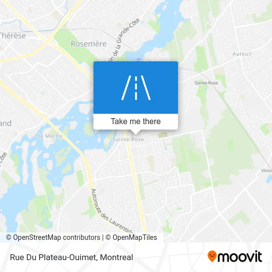 Rue Du Plateau-Ouimet map