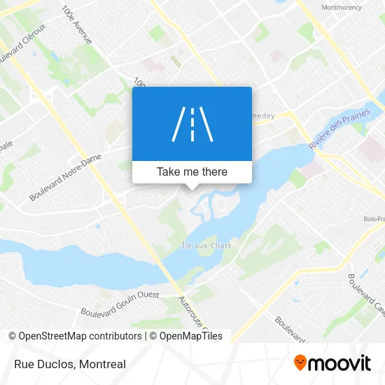 Rue Duclos map