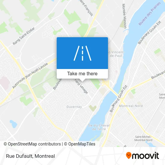 Rue Dufault map