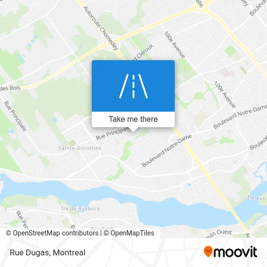 Rue Dugas map