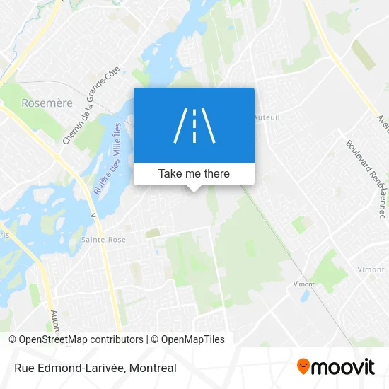 Rue Edmond-Larivée map