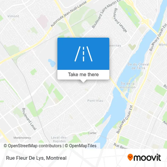 Rue Fleur De Lys map