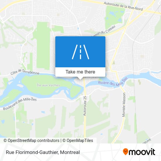 Rue Florimond-Gauthier map