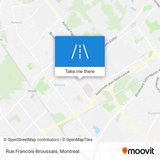 Rue Francois-Broussais map
