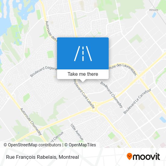Rue François Rabelais map