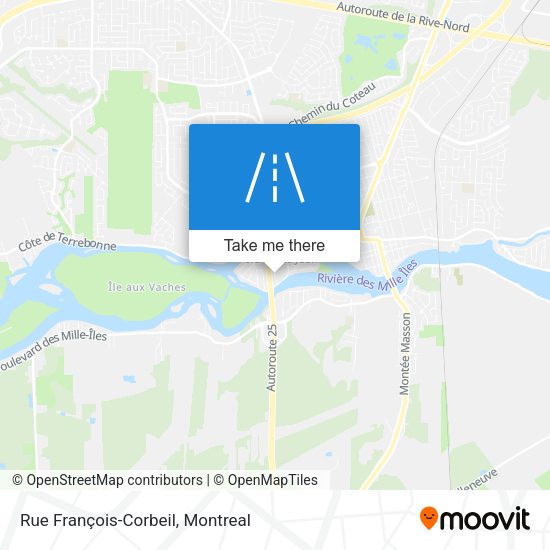 Rue François-Corbeil map
