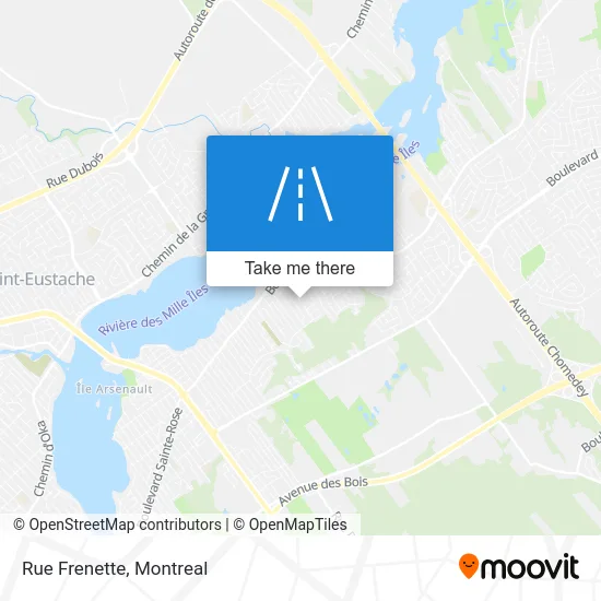 Rue Frenette map