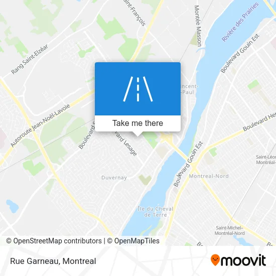 Rue Garneau map
