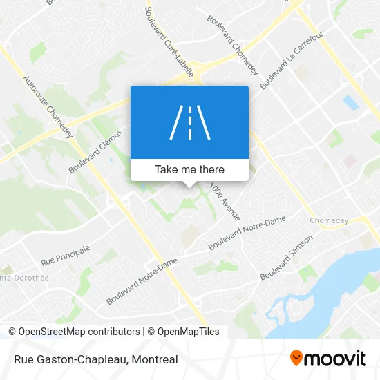 Rue Gaston-Chapleau map