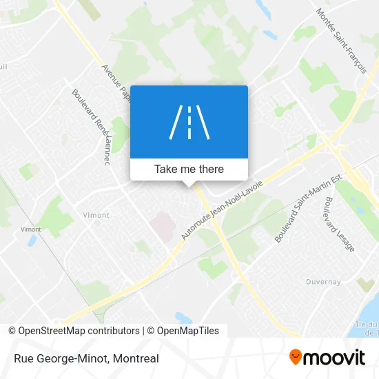 Rue George-Minot map