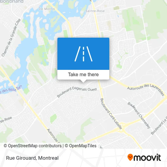 Rue Girouard map