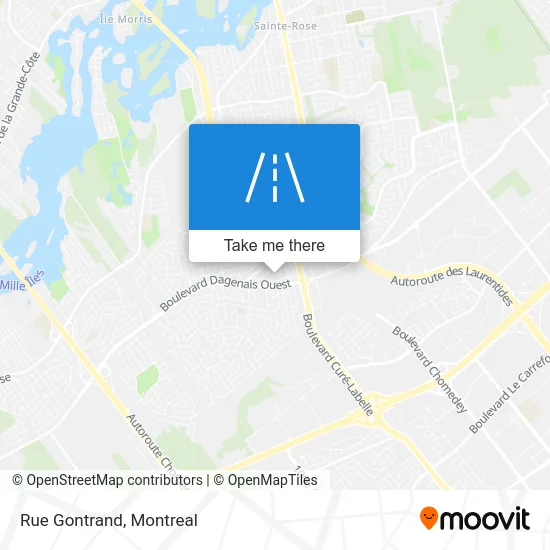 Rue Gontrand map