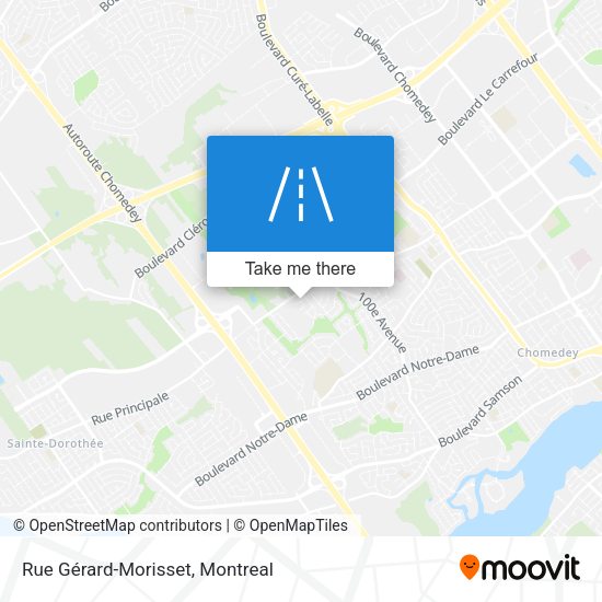 Rue Gérard-Morisset map