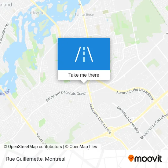 Rue Guillemette map