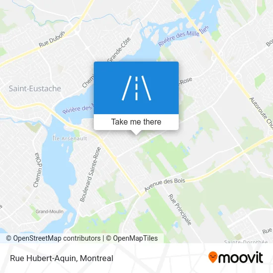 Rue Hubert-Aquin map