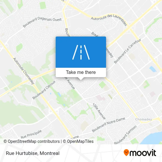 Rue Hurtubise map