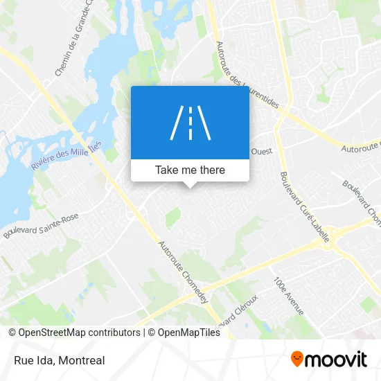 Rue Ida map