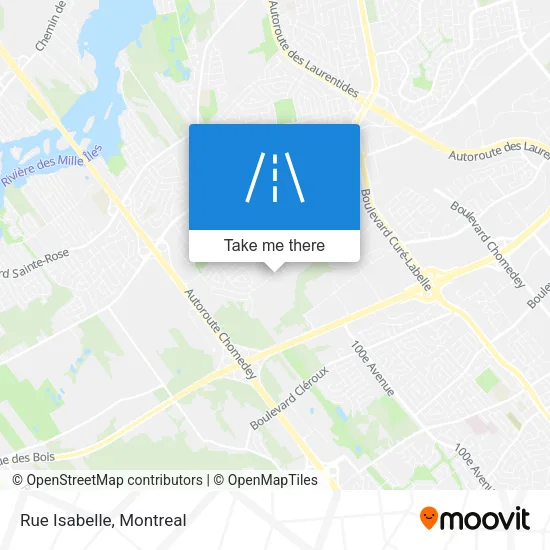 Rue Isabelle map