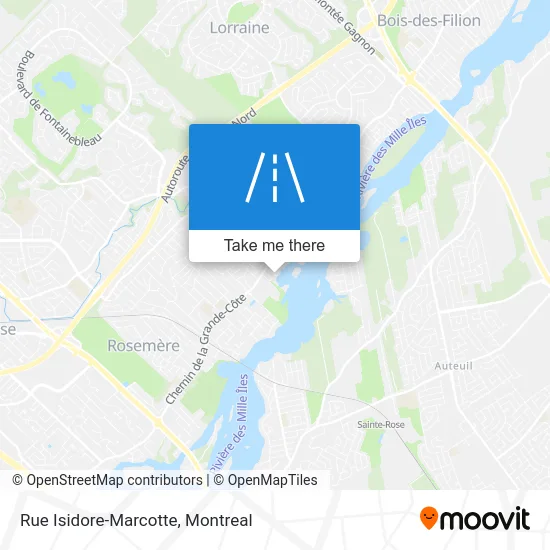 Rue Isidore-Marcotte map