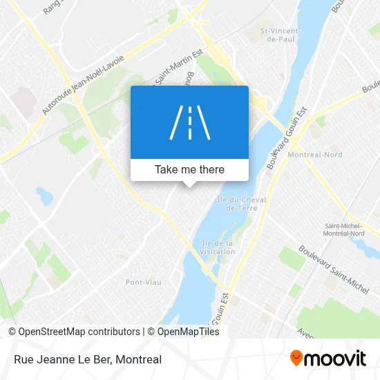 Rue Jeanne Le Ber map