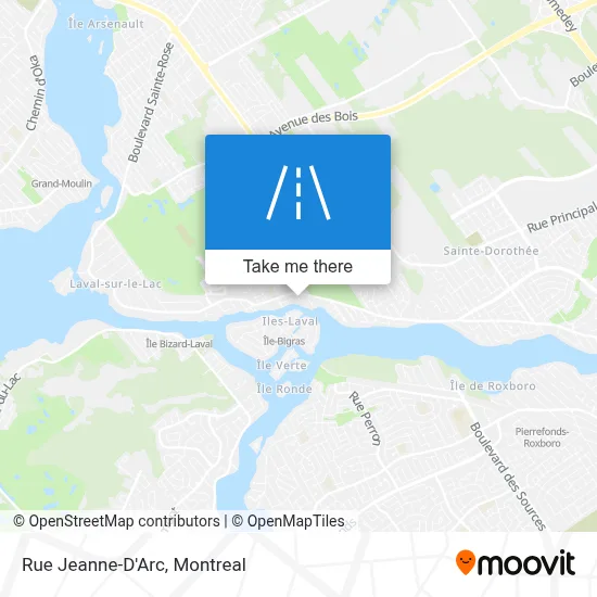 Rue Jeanne-D'Arc map