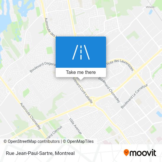 Rue Jean-Paul-Sartre map