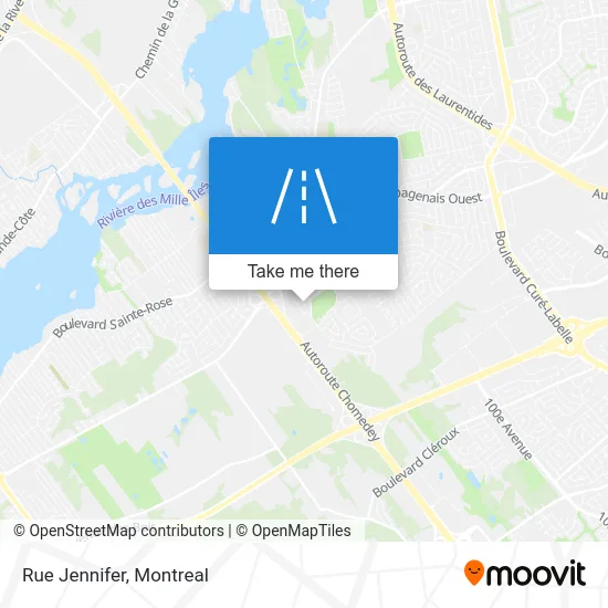 Rue Jennifer map