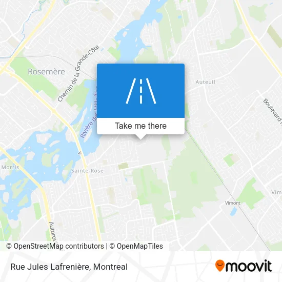 Rue Jules Lafrenière map