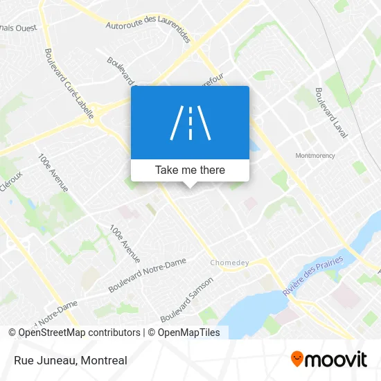Rue Juneau map