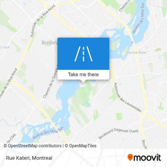 Rue Kateri map