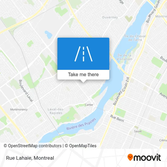 Rue Lahaie map