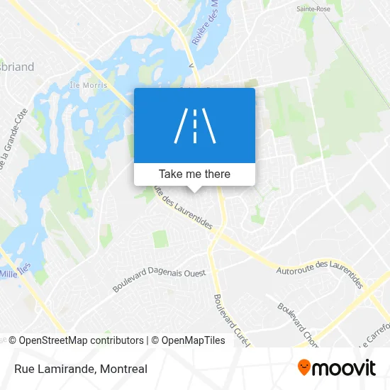 Rue Lamirande map