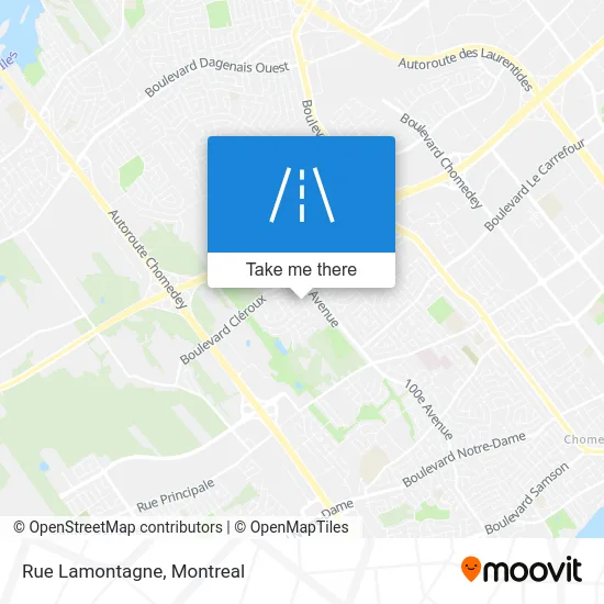 Rue Lamontagne map