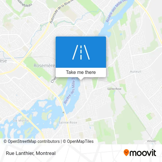 Rue Lanthier map
