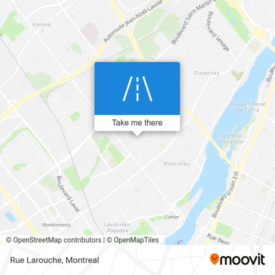 Rue Larouche map