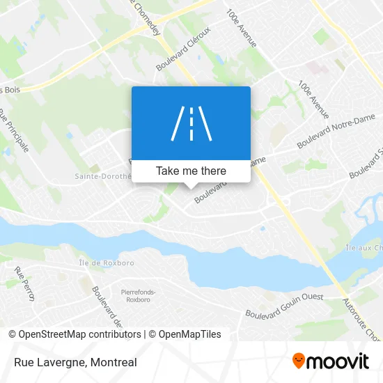 Rue Lavergne map
