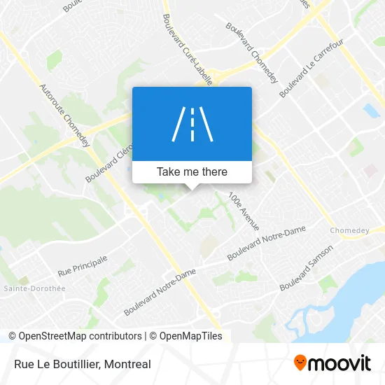 Rue Le Boutillier map