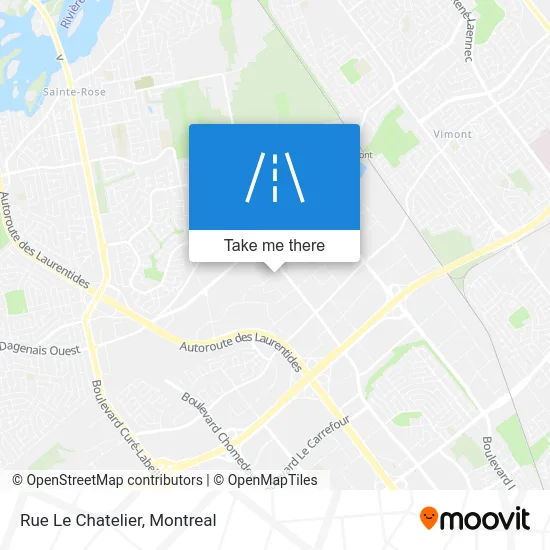 Rue Le Chatelier map