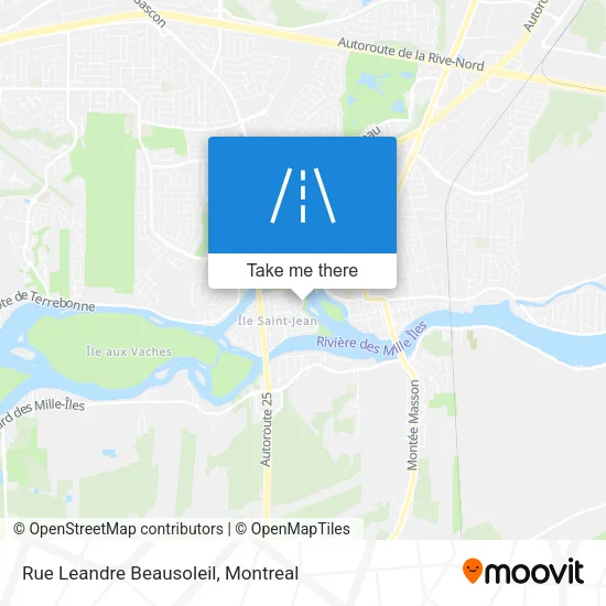 Rue Leandre Beausoleil map